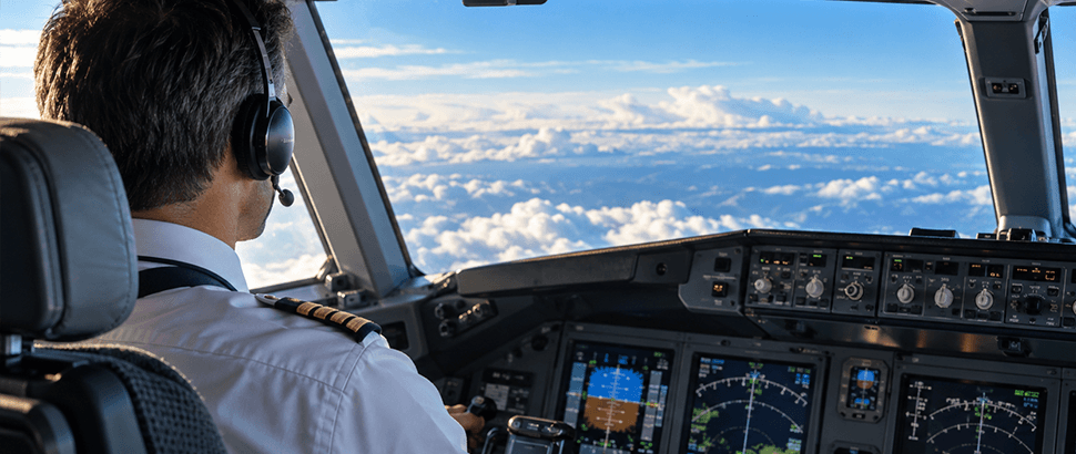 Banner do artigo Como os pilotos medem altitude e velocidade durante o voo? (Versão Desktop)