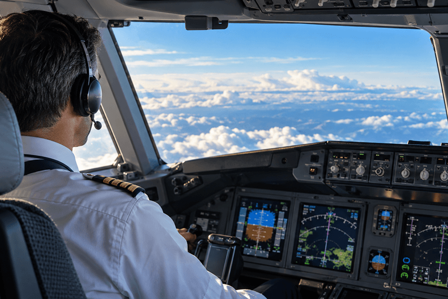 Banner do artigo Como os pilotos medem altitude e velocidade durante o voo? (Versão Mobile)