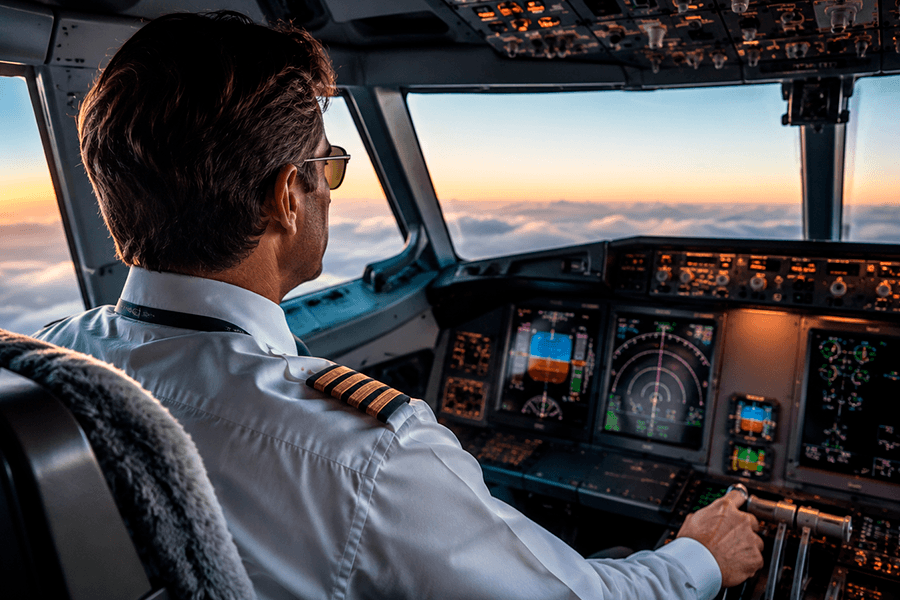 Banner do artigo Como é a rotina de um piloto de avião comercial? (Versão Mobile)