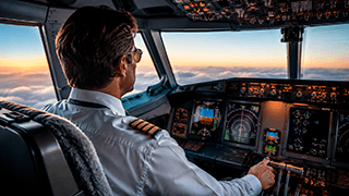 Como é a rotina de um piloto de avião comercial?